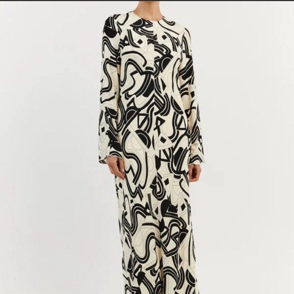 DISSH ABSTRACT DRESS SIZE 6 - Picture 2 of 4
